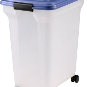 BEWAARCONTAINER LUCHTDICHT TRANSPARANT / BLAUW