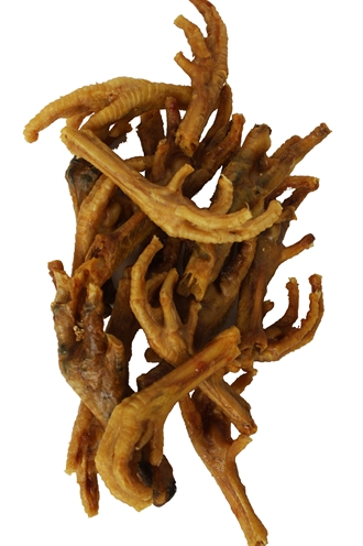 PETSNACK KIPPENPOTEN GEROOKT BRUIN