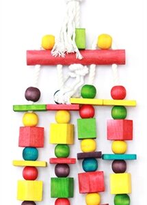 HAPPY PET SPEELGOED BLOCK N BEADS PAPEGAAI